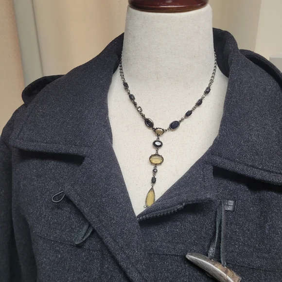 Women's L.L.Bean Wool Blend Coat With Removable Hood Large - Picture 5 of 11